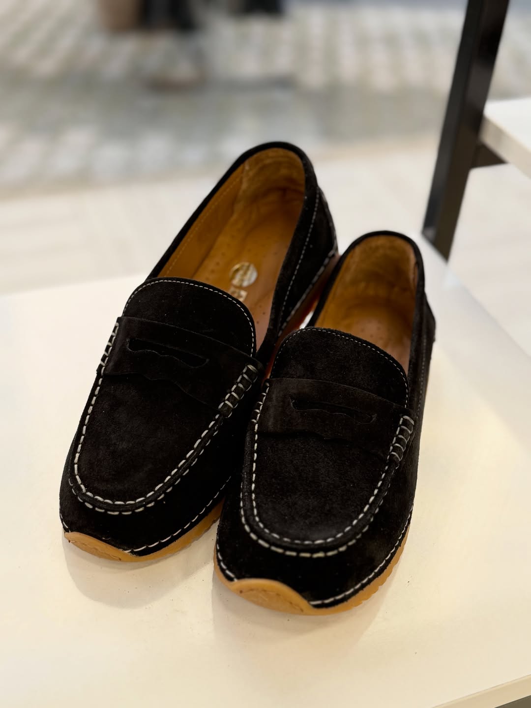 Vega Luxury Siyah Hakiki Deri Ortopedik Loafer Ayakkabı - rc-5