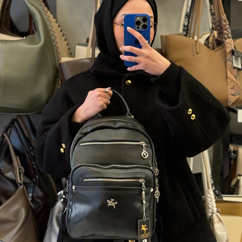 Nas Bag Kadın Çok Gözlü Sırt Çantası - 1358 - 28