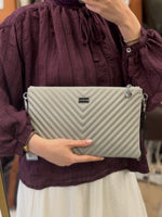 Silver Polo Gri Kadın Portföy & Clutch - SP1034