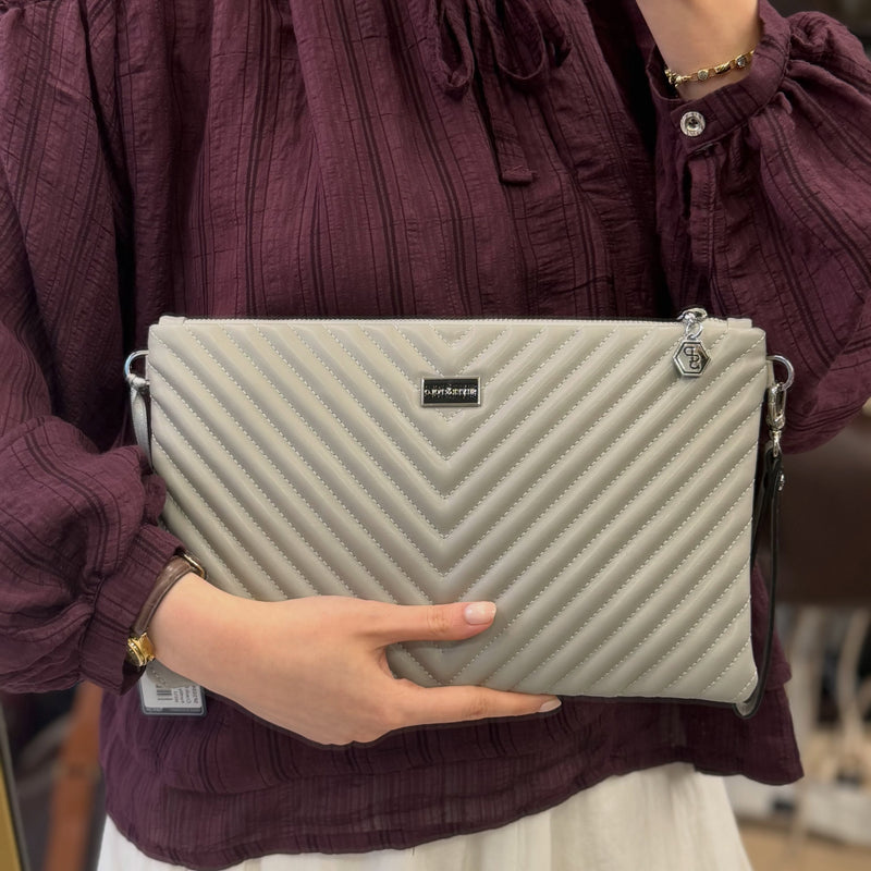 Silver Polo Gri Kadın Portföy & Clutch - SP1034 - 6