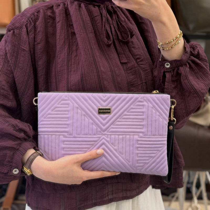 Silver Polo Lila Kadın Portföy & Clutch - SP1034 - 3