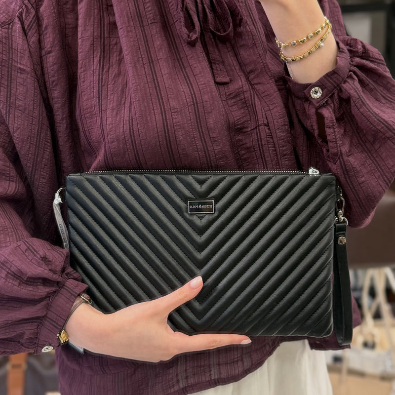 Silver Polo Siyah Kadın Portföy & Clutch - SP1034 - 3