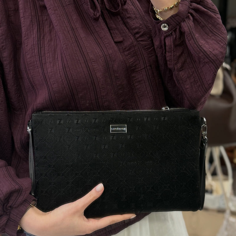 Silver Polo Siyah Fashion Kadın Portföy & Clutch - SP1034