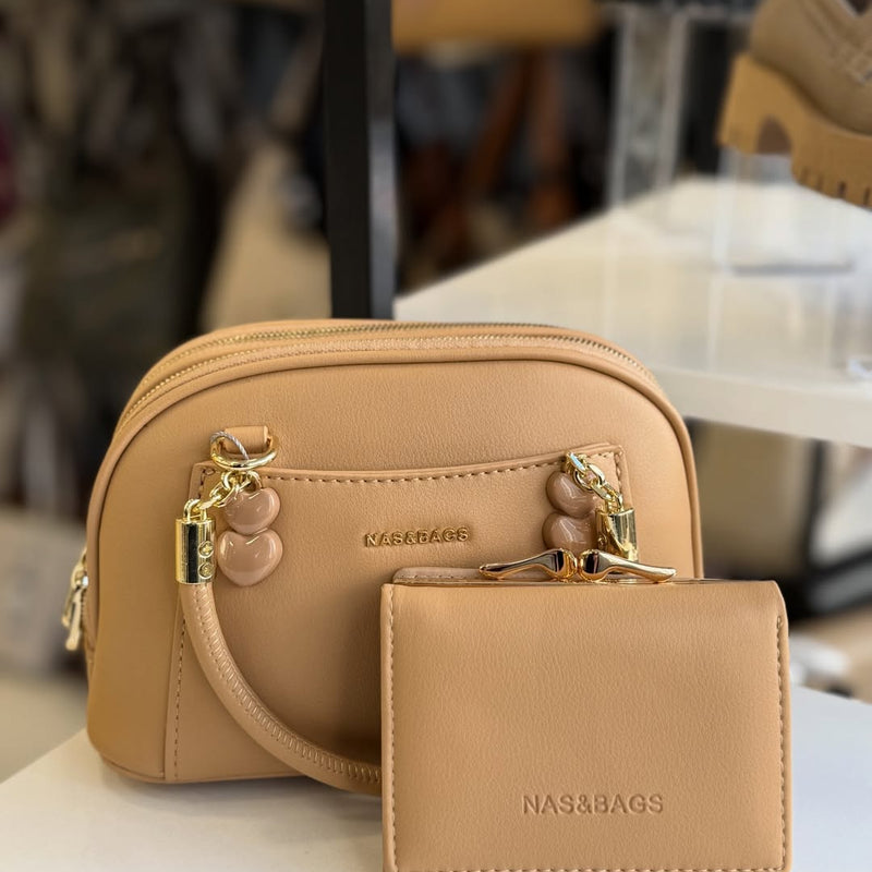 NASBAG Çok Bölmeli Kadın El ve Çapraz Çantası - NS26019 - 5