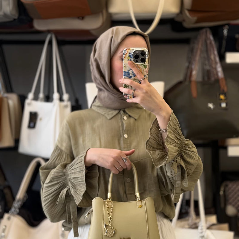 Nas Bag El ve Omuz Çantası + Cüzdan Kombin Set - ns26021 - 4