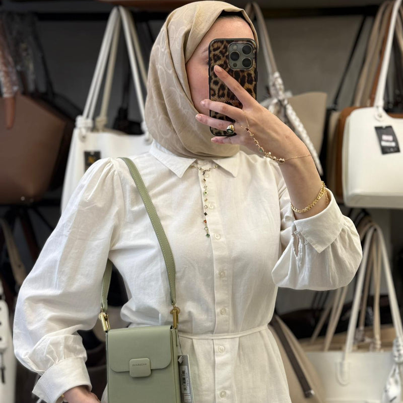 NASBAG Özel Seri - Çok Bölmeli Deri Telefon Çantası - NS26032 - 10